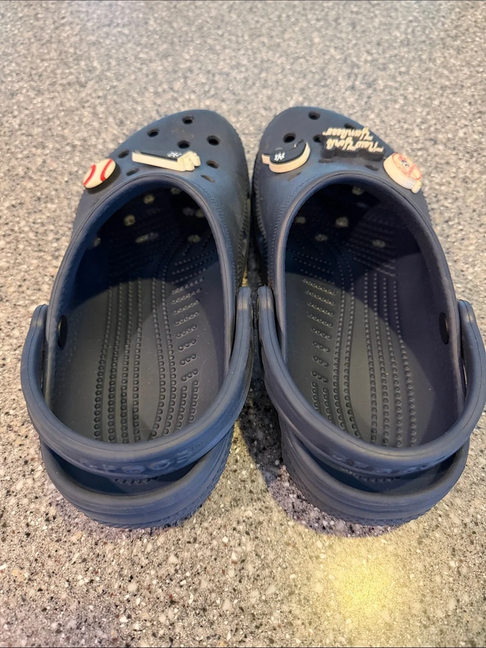 CROCS navy featuring